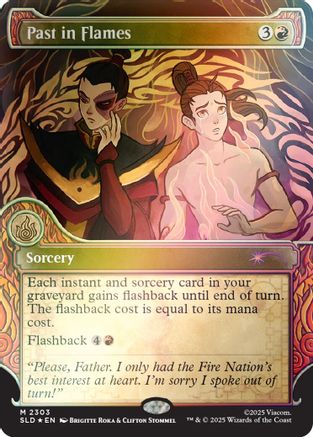 Past in Flames (Rainbow Foil) (SLD-2303) - Secret Lair Drop Series Foil-1