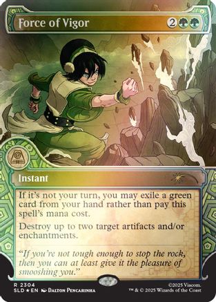 Force of Vigor (Rainbow Foil) (SLD-2304) - Secret Lair Drop Series Foil-1