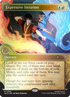 Expressive Iteration (Rainbow Foil) (SLD-2305) - Secret Lair Drop Series Foil-1