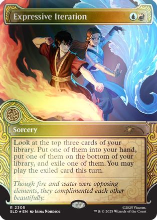 Expressive Iteration (Rainbow Foil) (SLD-2305) - Secret Lair Drop Series Foil-1