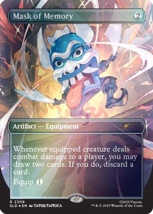 Mask of Memory (Rainbow Foil) (SLD-2309) - Secret Lair Drop Series Foil-1