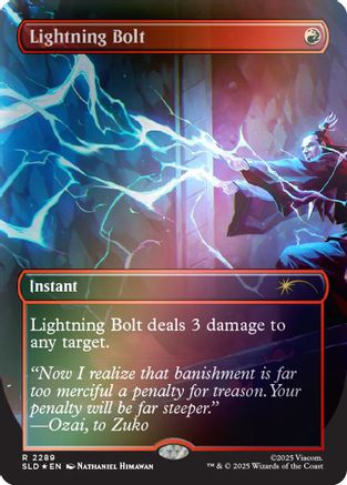 Lightning Bolt (2289) (Rainbow Foil) (SLD-2289) - Secret Lair Drop Series Foil-1