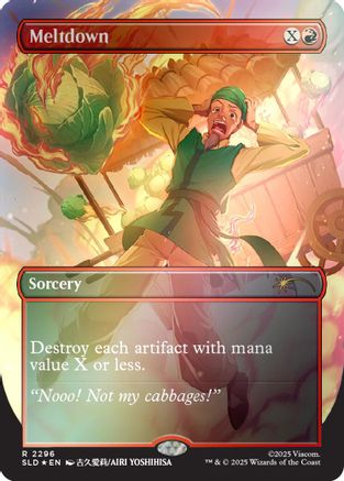 Meltdown (Rainbow Foil) (SLD-2296) - Secret Lair Drop Series Foil-1
