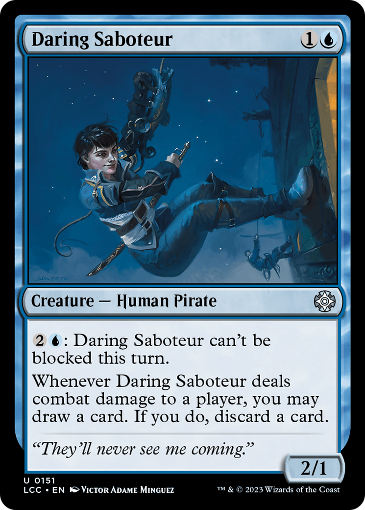 Daring Saboteur [The Lost Caverns of Ixalan Commander]-1