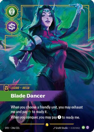 Irelia - Blade Dancer (Overnumbered) (246/221) - Spiritforged Foil-1