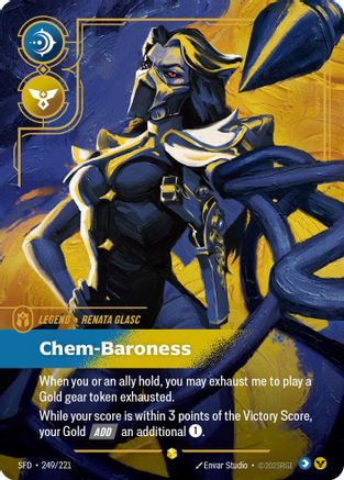 Renata Glasc - Chem-Baroness (Overnumbered) (249/221) - Spiritforged Foil-1