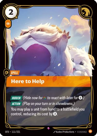 Here to Help (111/221) - Spiritforged Foil-1