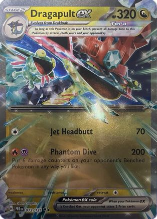 Dragapult ex 073/131  - Holofoil Jumbo Cards - Double Rare-1