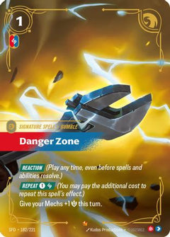 Danger Zone (182/221) - Spiritforged Foil-1