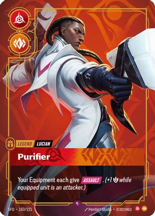Lucian - Purifier (183/221) - Spiritforged Foil-1