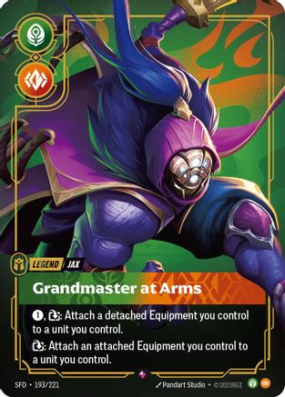 Jax - Grandmaster At Arms (193/221) - Spiritforged Foil-1