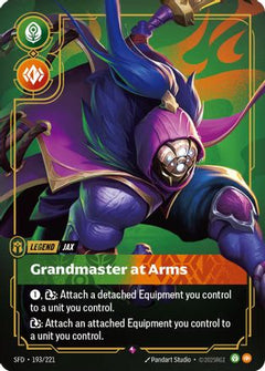 Jax - Grandmaster At Arms (193/221) - Spiritforged Foil-1