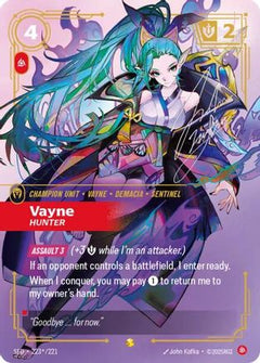 Vayne - Hunter (Signature) (223*/221) - Spiritforged Foil-1
