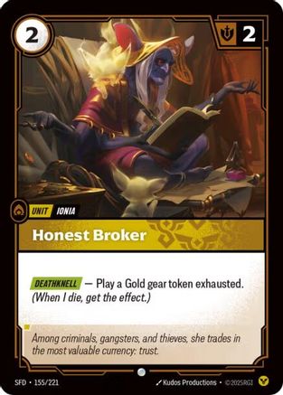 Honest Broker (155/221) - Spiritforged Foil-1