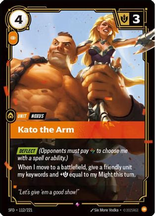 Kato the Arm (112/221) - Spiritforged Foil-1
