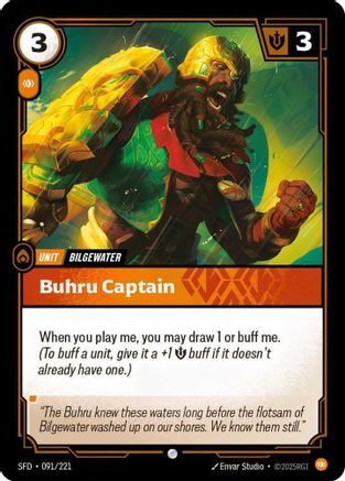 Buhru Captain (091/221) - Spiritforged Foil-1