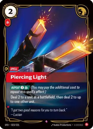 Piercing Light (023/221) - Spiritforged Foil-1