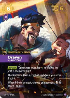 Draven - Audacious (148/221) - Spiritforged Foil-1
