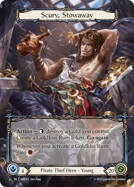 Scurv, Stowaway [HER143] (Promo)  Cold Foil-1