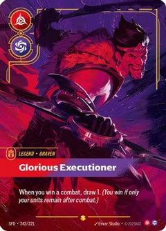 Draven - Glorious Executioner (Overnumbered) (242/221) - Spiritforged Foil-1