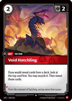 Void Hatchling (018/221) - Spiritforged Foil-1
