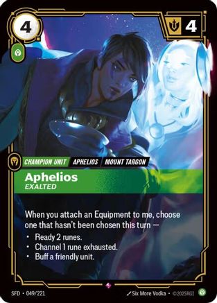 Aphelios - Exalted (049/221) - Spiritforged Foil-1