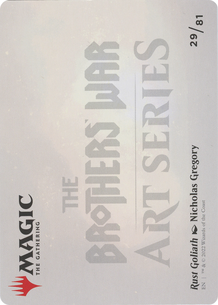 Rust Goliath // Rust Goliath (ABRO-029) - The Brothers' War Art Series (Borderless)-2