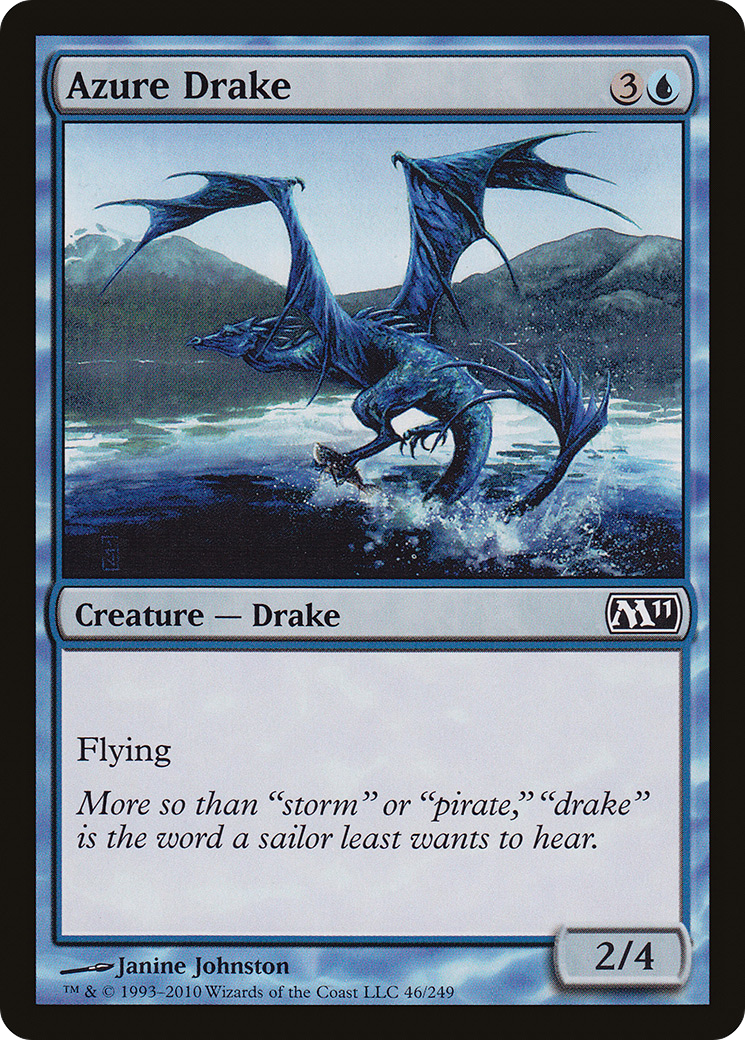 Azure Drake [Magic 2011]-1