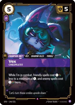 Vex - Cheerless (146/221) - Spiritforged Foil-1