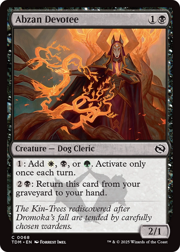 Abzan Devotee [Tarkir: Dragonstorm]-1