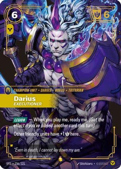 Darius - Executioner (Overnumbered) (236/221) - Spiritforged Foil-1