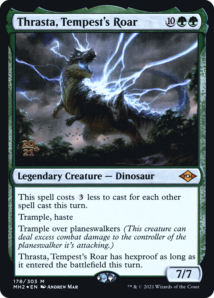 Thrasta, Tempest's Roar [Modern Horizons 2 Prerelease Promos]-1