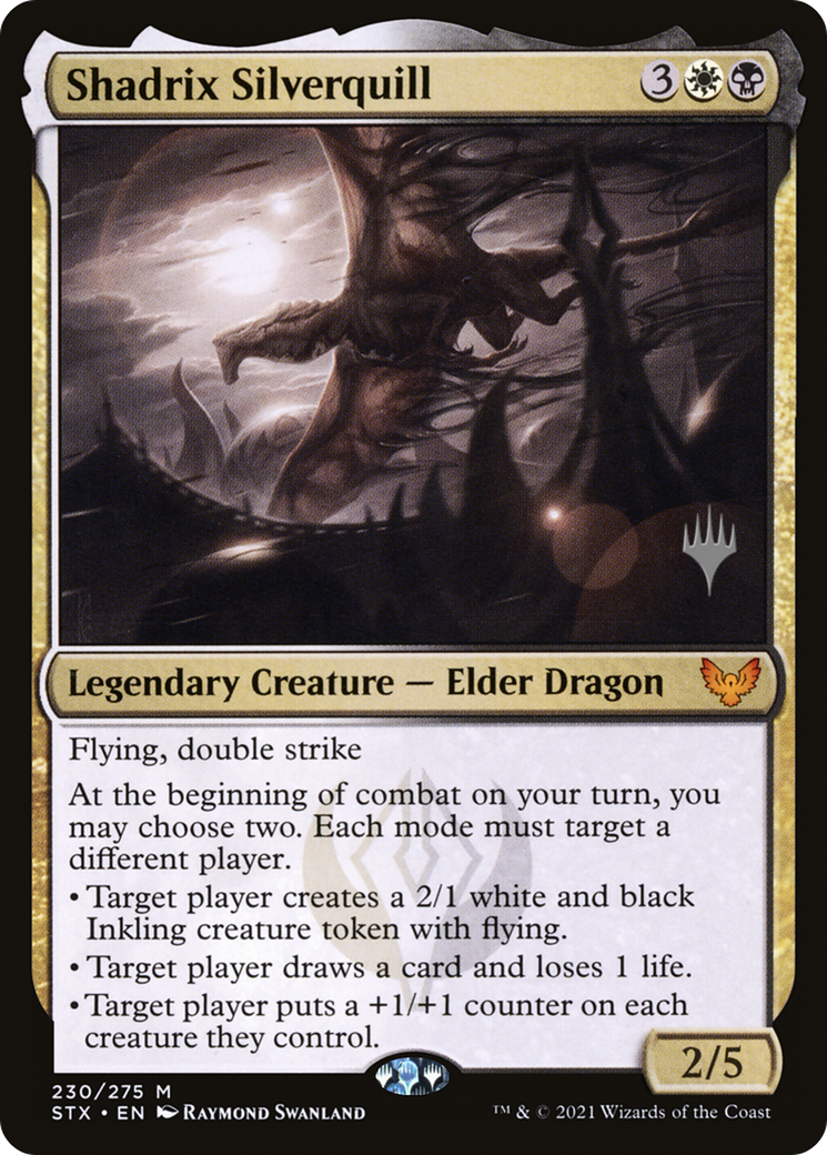 Shadrix Silverquill (Promo Pack) [Strixhaven: School of Mages Promos]-1