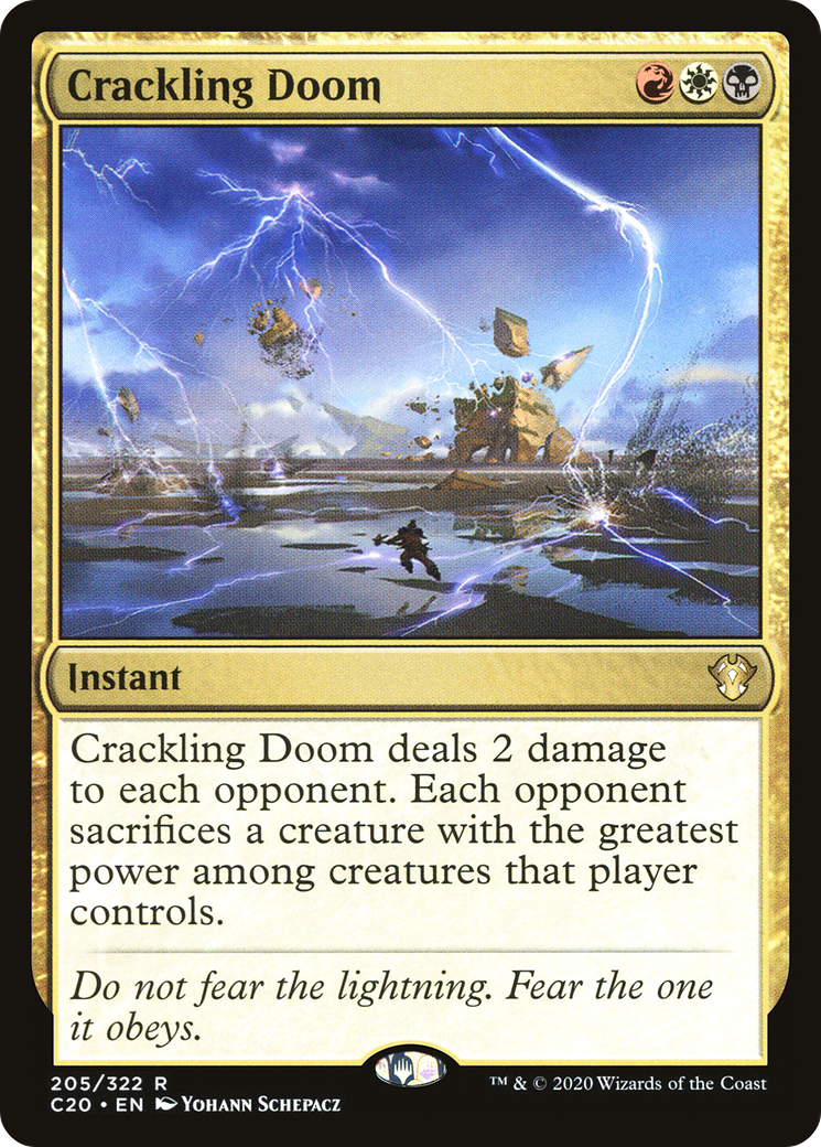 Crackling Doom [Commander 2020]-1