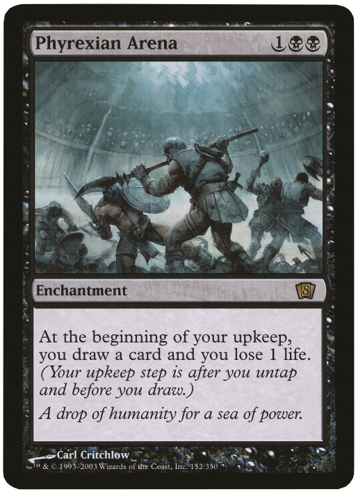 Phyrexian Arena (Oversized) [Eighth Edition Box Topper]-1