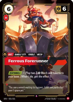 Ferrous Forerunner (021/221) - Spiritforged Foil-1