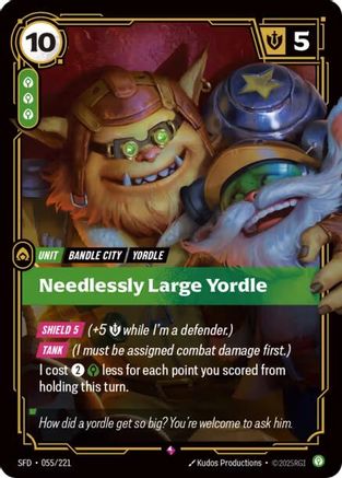 Needlessly Large Yordle (055/221) - Spiritforged Foil-1