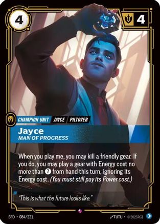 Jayce - Man of Progress (084/221) - Spiritforged Foil-1
