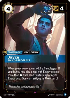 Jayce - Man of Progress (084/221) - Spiritforged Foil-1