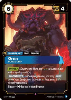 Ornn - Forge God (085/221) - Spiritforged Foil-1