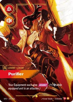 Lucian - Purifier (Overnumbered) (241/221) - Spiritforged Foil-1