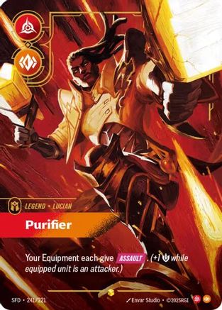 Lucian - Purifier (Overnumbered) (241/221) - Spiritforged Foil-1