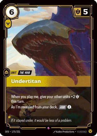 Undertitan (175/221) - Spiritforged Foil-1