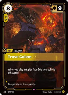 Trove Golem (174/221) - Spiritforged Foil-1