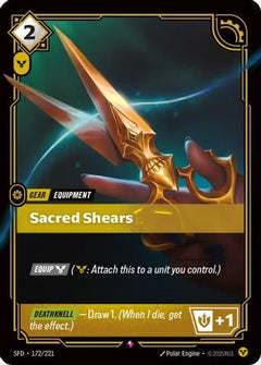 Sacred Shears (172/221) - Spiritforged Foil-1