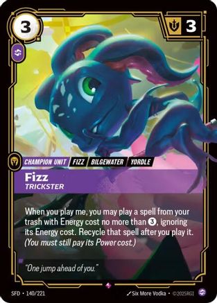 Fizz - Trickster (140/221) - Spiritforged Foil-1