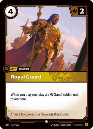 Royal Guard (157/221) - Spiritforged Foil-1