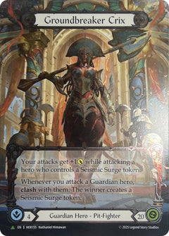 Groundbreaker Crix [HER155] (Promo)  Cold Foil-1