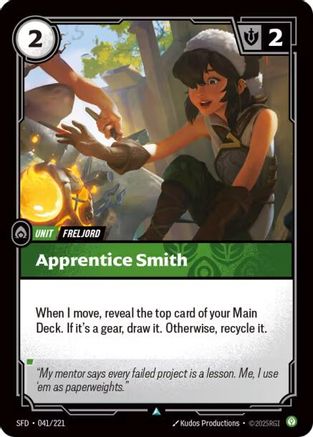 Apprentice Smith (041/221) - Spiritforged Foil-1