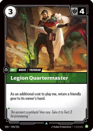 Legion Quartermaster (044/221) - Spiritforged Foil-1